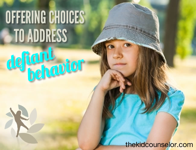 Offering Choices to Address Defiant Behavior